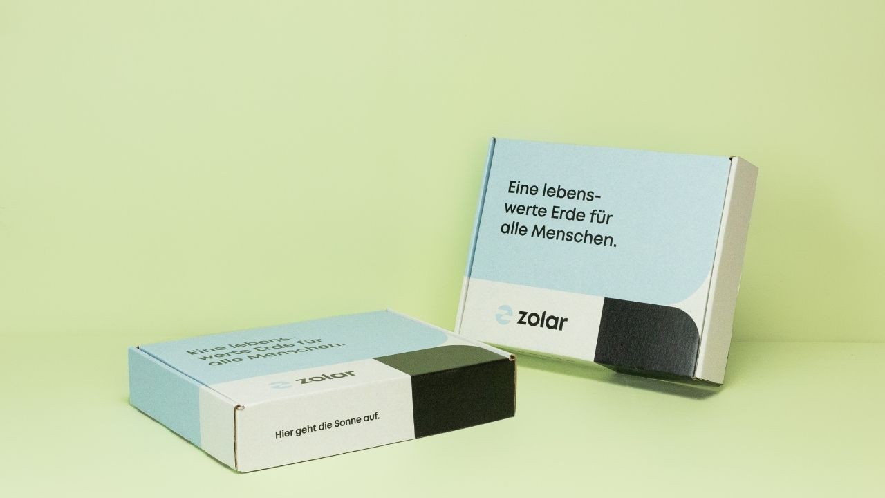 Bedruckte robuste Versandbox Bedruckte robuste Versandbox